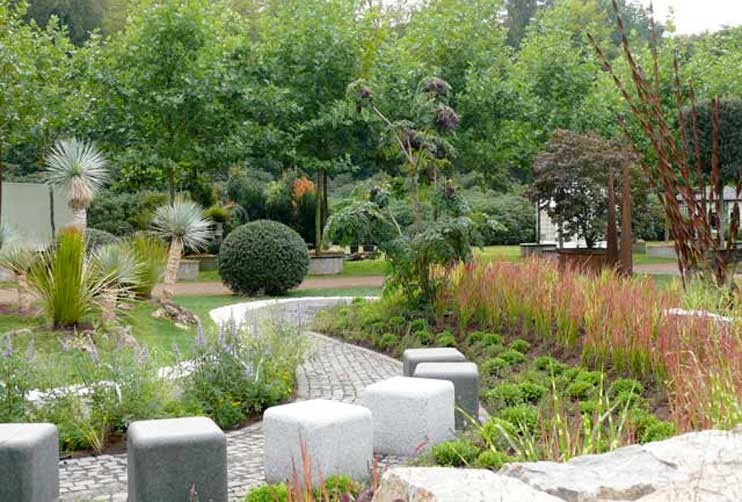 Petra Hirsch - Gartenplanung - Schaugarten Schloss Wolfsgarten